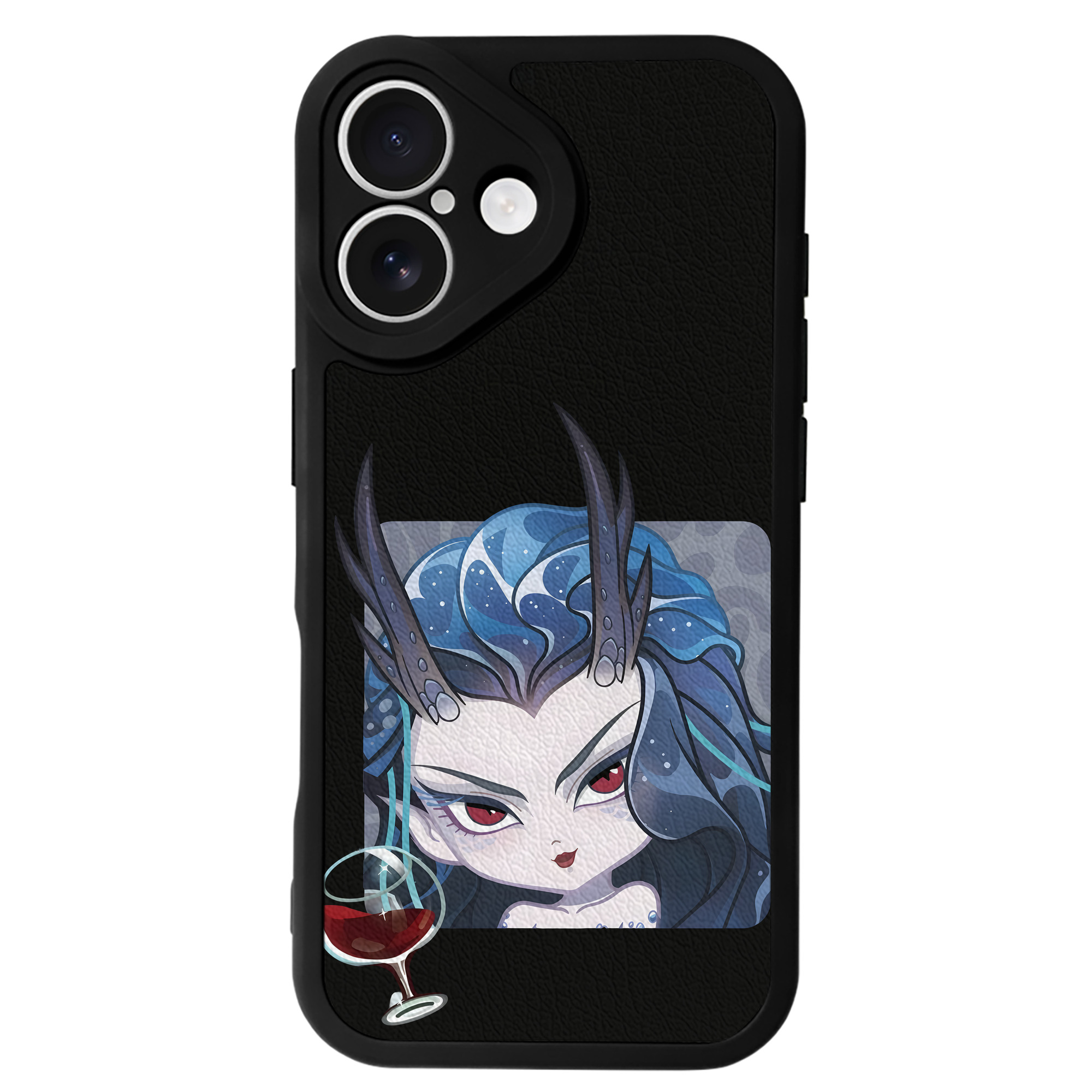 （画像用） Ne Zha 2 ナタ 魔童の大暴れ 【iPhone 16シリーズ対応】シリコンスマホケース（レザー調） 材質：シリコン